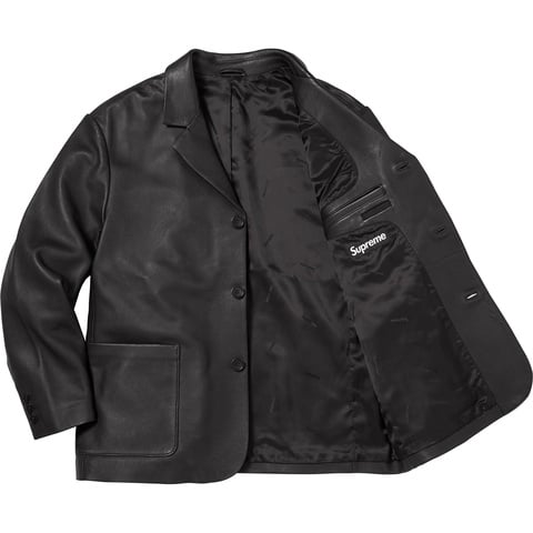 マクレガー　レザージャケット　supreme Leather Blazer - fall/winter 2025 - Supreme