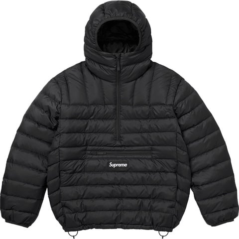 Micro Down Half Zip Hooded Pullover - Supreme
