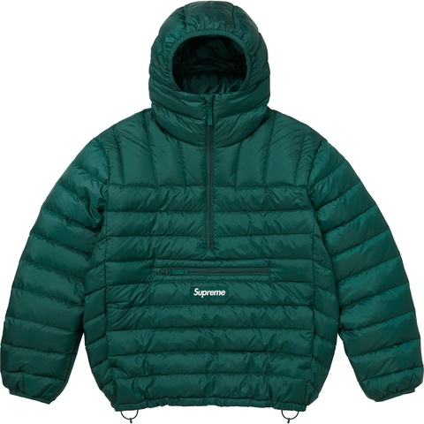 ジャケット・アウター supreme Micro Down Half Zip Hooded NEW Supreme Micro Down Half Zip Hooded Pullover Jacket Dark Orange
