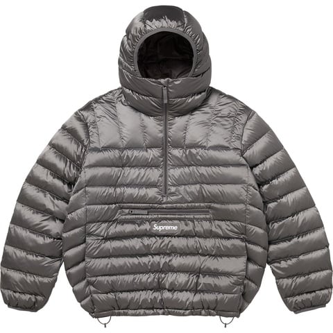 最終SUPREME MICRO DOWN HARF ZIP HOODED ダウン FW22 Supreme Micro Down Half Zip Hooded Pullover - ダウン (Supreme
