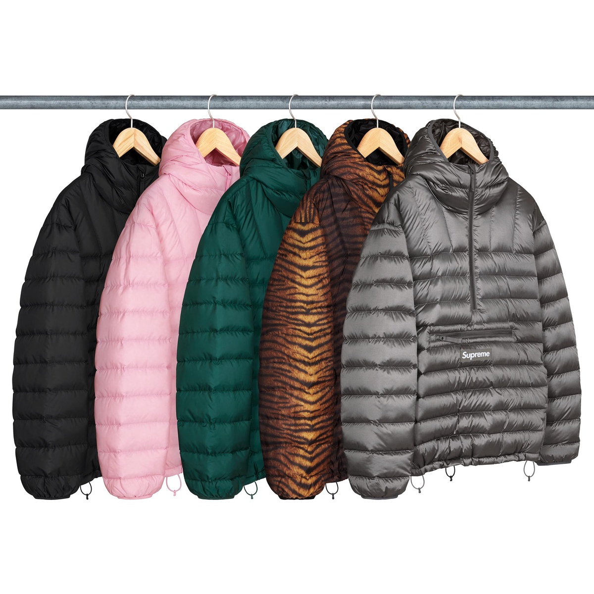 Micro Down Half Zip Hooded Pullover - SupremeCommunity
