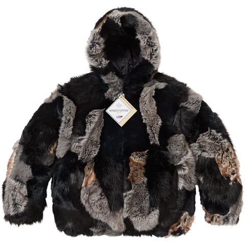 Patchwork WINDSTOPPER® Hooded Faux Fur Jacket - Supreme
