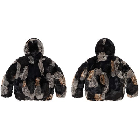 Patchwork WINDSTOPPER® Hooded Faux Fur Jacket - Supreme