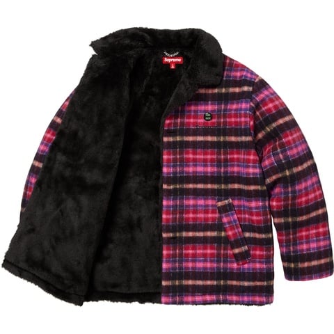 ジャケット・アウター Supreme Plaid Car Coat Pink SIZE:L Plaid Car Coat - fall/winter 2025 - Supreme
