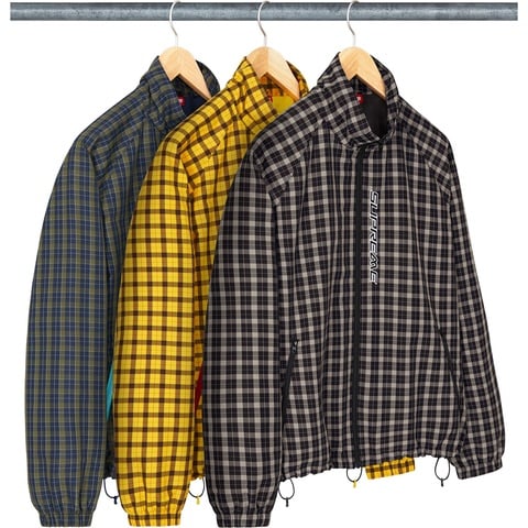SUPREME ハリントンJKT グレンチェック Mサイズ 中古・古着通販】SUPREME (シュプリーム) ハリントンジャケット グレー