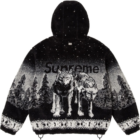 Supreme Supreme®/b.b. Simon Reversible Hooded Fleece Jacket - Black