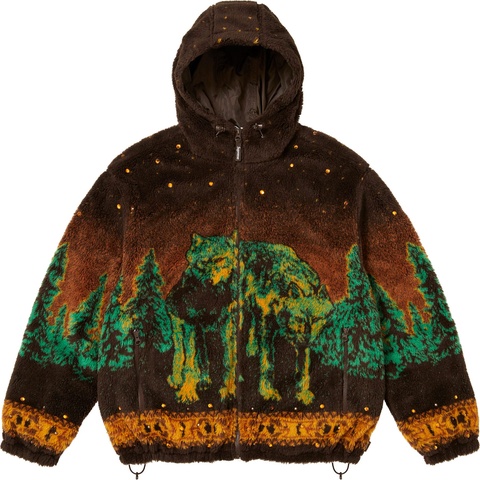 Supreme®/b.b. Simon Reversible Hooded Fleece Jacket - Supreme
