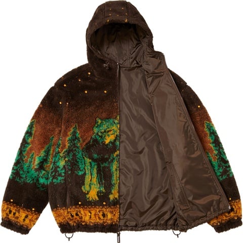 Supreme®/b.b. Simon Reversible Hooded Fleece Jacket - Supreme