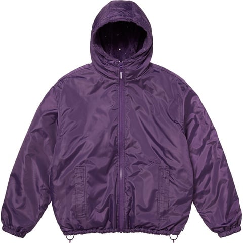 Supreme Supreme®/b.b. Simon Reversible Hooded Fleece Jacket - Purple