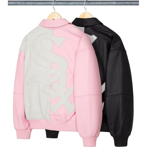 Supreme Supreme®/Chicago White Sox™ Leather Varsity Jacket - $998.00