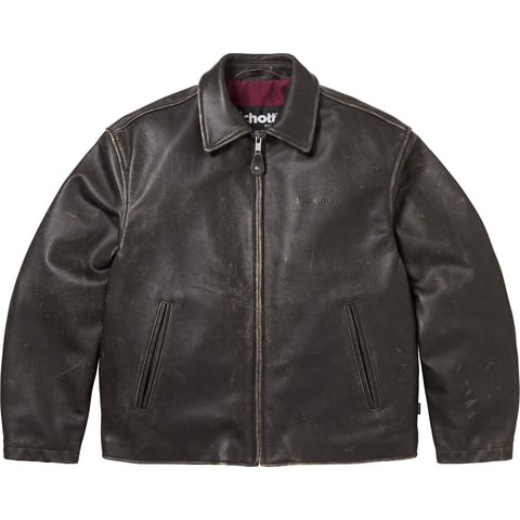 Supreme®/Schott® Leather Racer Jacket - Supreme