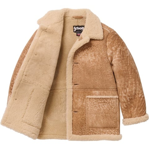 Supreme®/Schott® Shearling Coat - fall/winter 2025 - Supreme