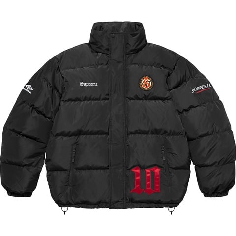 ざ*く様 Supreme UMBRO ダウンジャケット ブラック Supreme®/Umbro® Down Puffer Jacket - Supreme