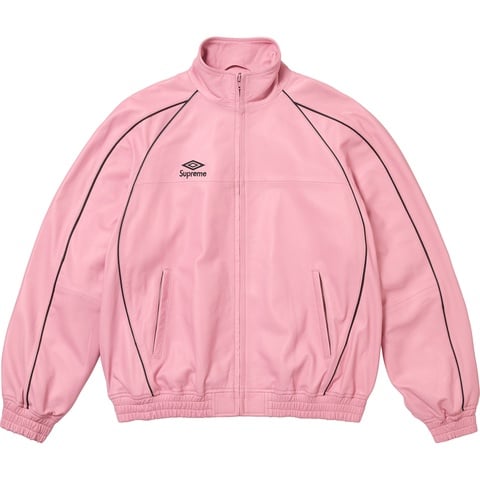 Supreme Supreme®/Umbro® Leather Track Jacket - Pink