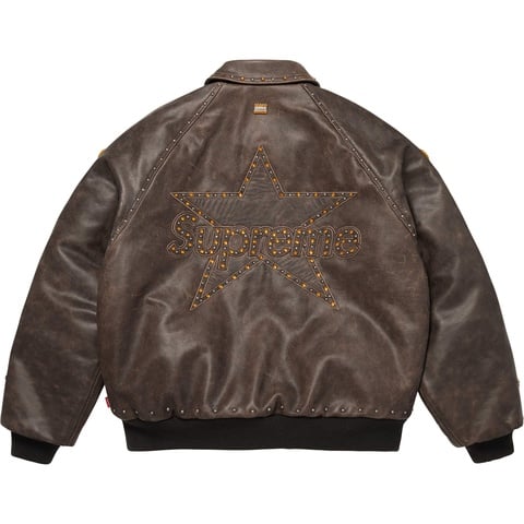 Supreme Supreme®/Vanson Leathers® b.b. Simon Jacket - Brown