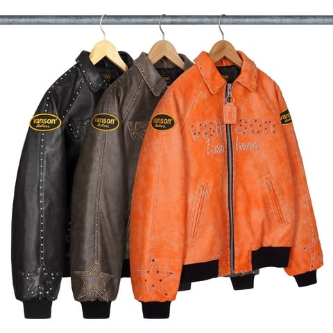 Supreme Supreme®/Vanson Leathers® b.b. Simon Jacket - Group Shots