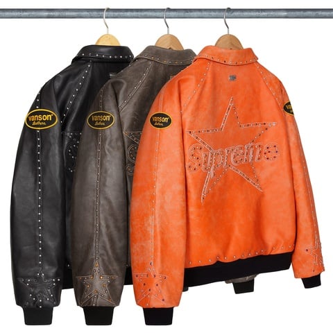Supreme®/Vanson Leathers® b.b. Simon Jacket - Supreme