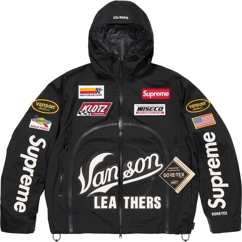 ジャケット・アウター Supreme Vanson Leathers s/s RacingJacket Supreme®/Vanson Leathers® S/S Racing Jacket - Supreme