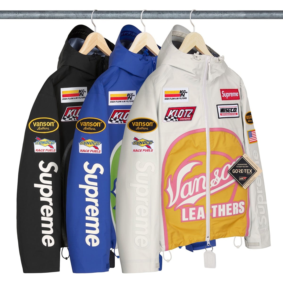 Supreme®/Vanson Leathers®/GORE-TEX Shell Jacket - SupremeCommunity