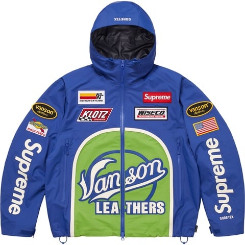 ジャケット・アウター Supreme Vanson Leathers s/s RacingJacket Supreme®/Vanson Leathers® S/S Racing Jacket - Supreme