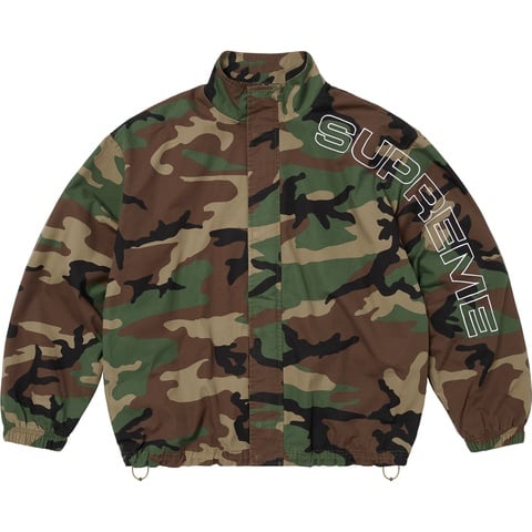 Spellout Embroidered Ripstop Track Jacket - Supreme