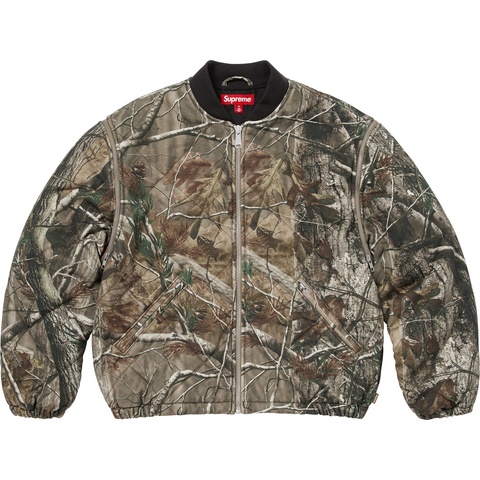 Supreme Zip-Off Sleeve Quilted Bomber Jacket - Realtree® AP Camo