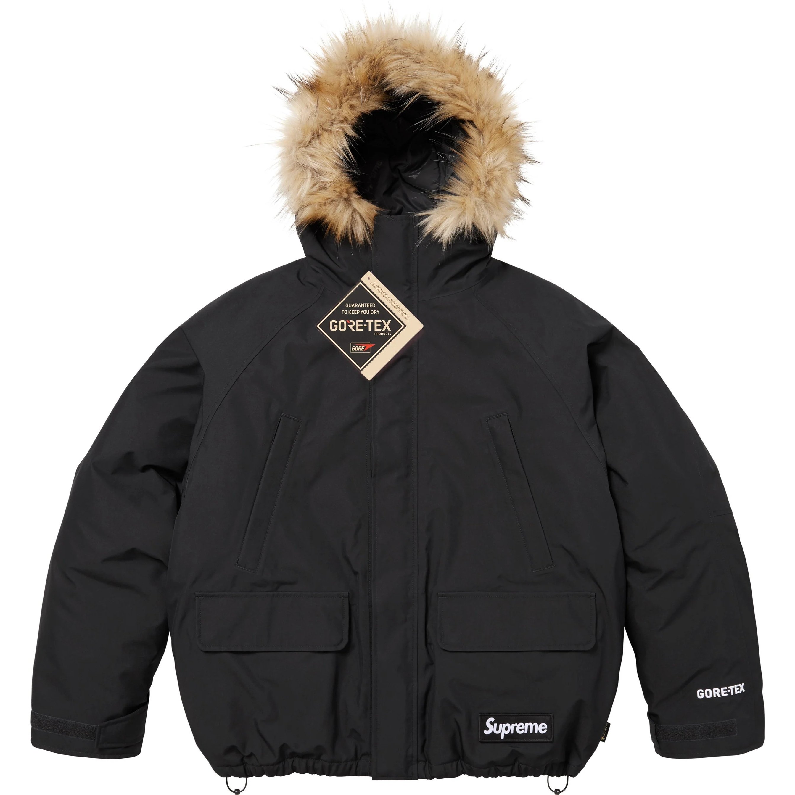 Supreme 2-in-1 GORE-TEX Parka + Reversible 700-Fill Down Liner Jacket (FW25) - Black - $598