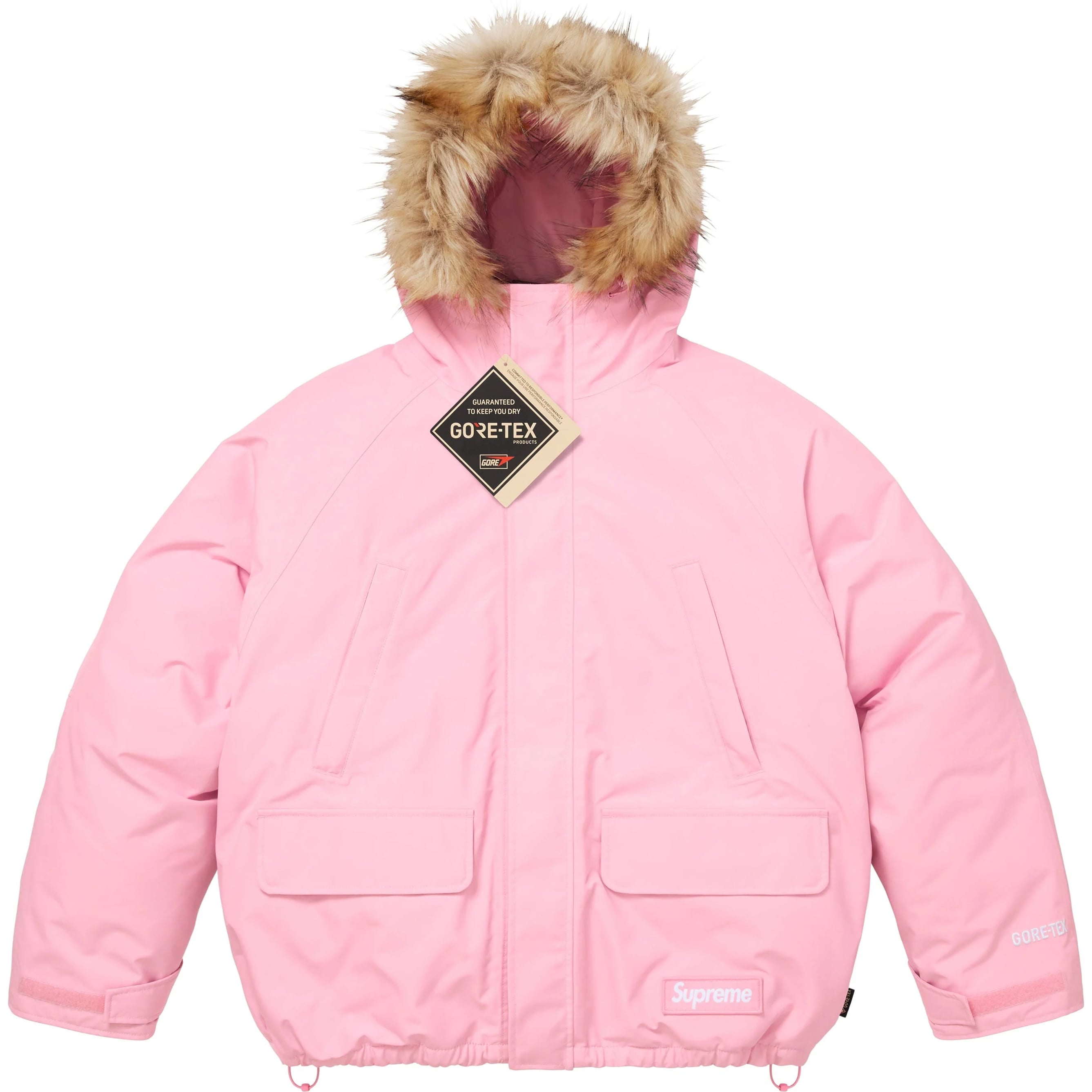 Supreme 2-in-1 GORE-TEX Parka + Reversible 700-Fill Down Liner Jacket (FW25) - Light Pink - $598