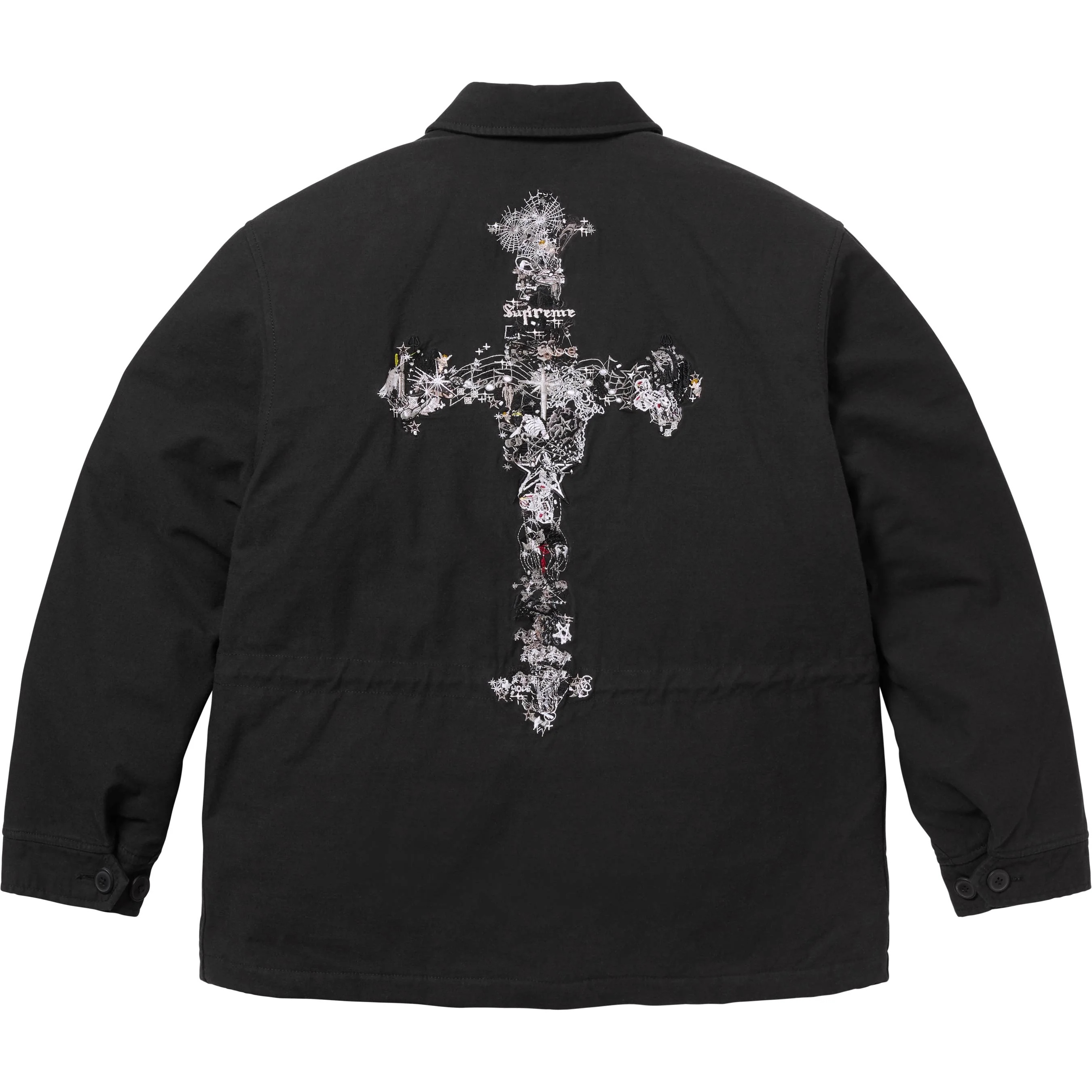Supreme AOI Cross M52 Jacket (FW25) - Black - $398