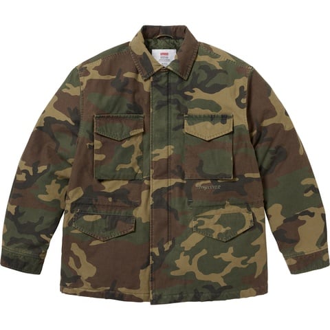 Supreme AOI Cross M52 Jacket - Woodland Camo
