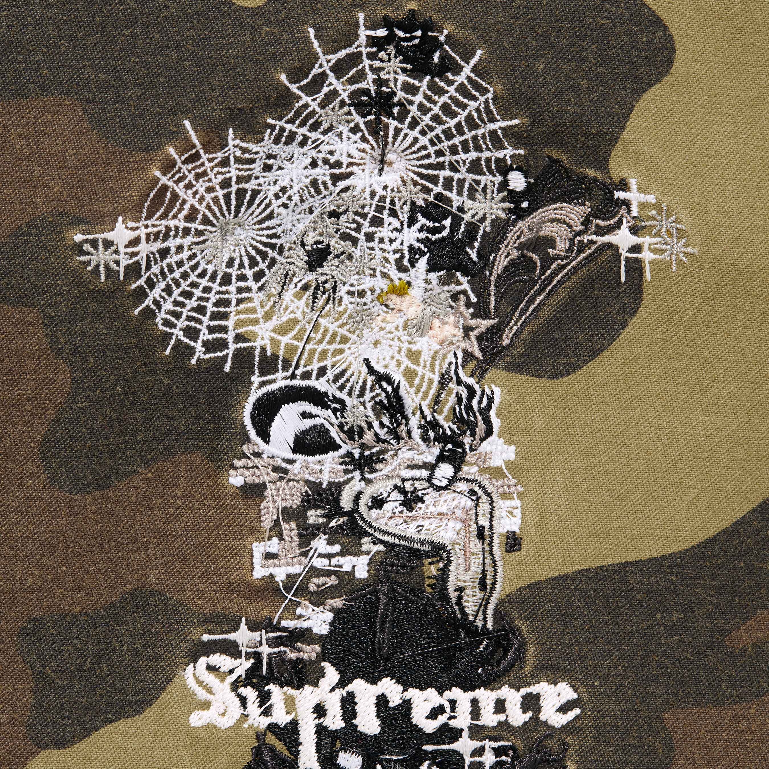 Supreme AOI Cross M52 Jacket (FW25) - Woodland Camo - $398