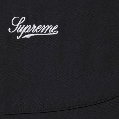 Supreme Contrast Piping Track Jacket - Black