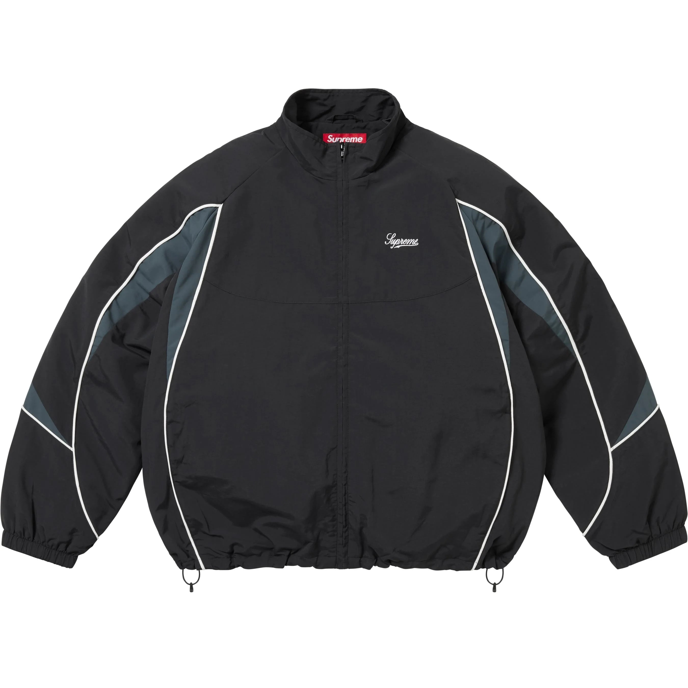 Supreme Contrast Piping Track Jacket (FW25) - $168
