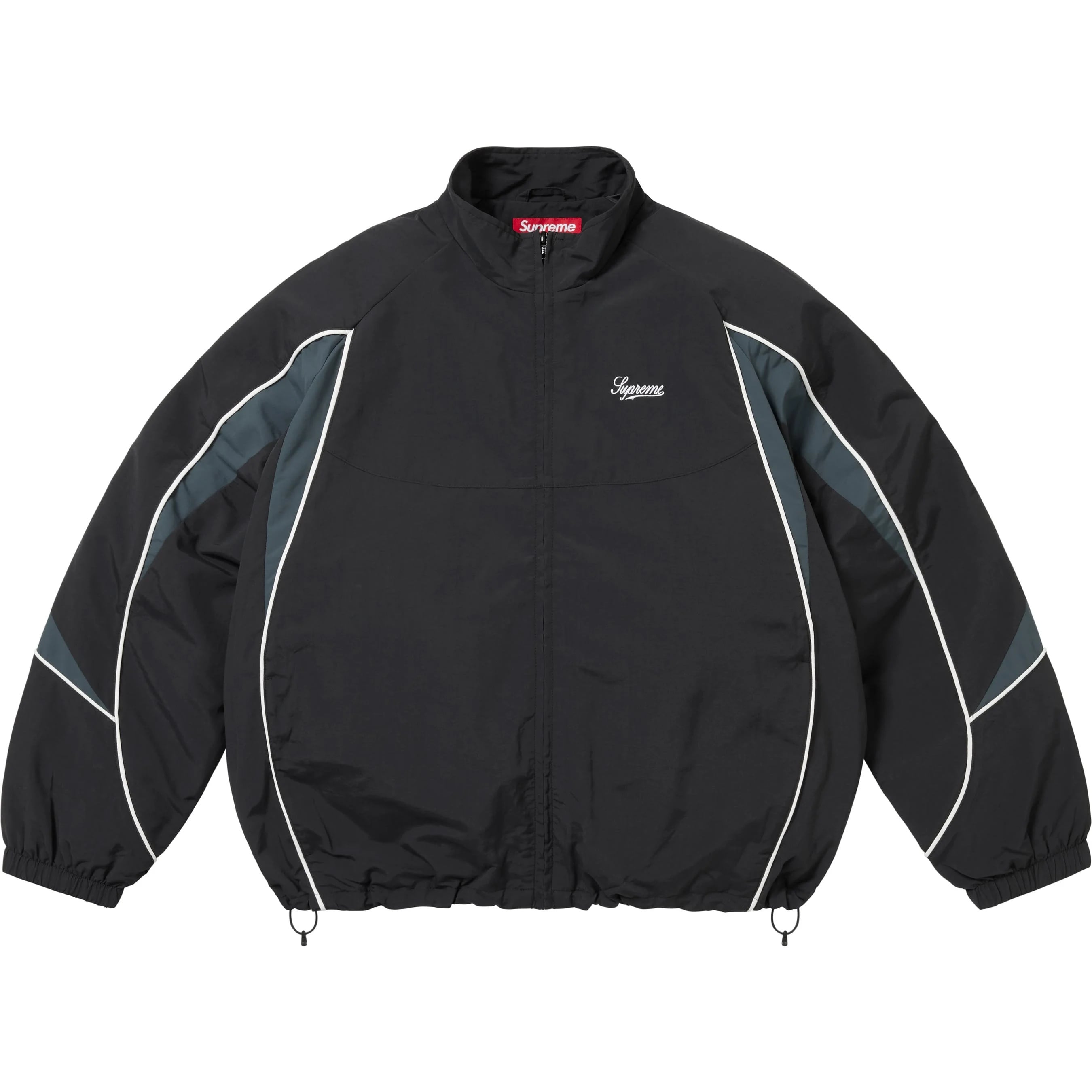 Supreme Contrast Piping Track Jacket (FW25) - $168