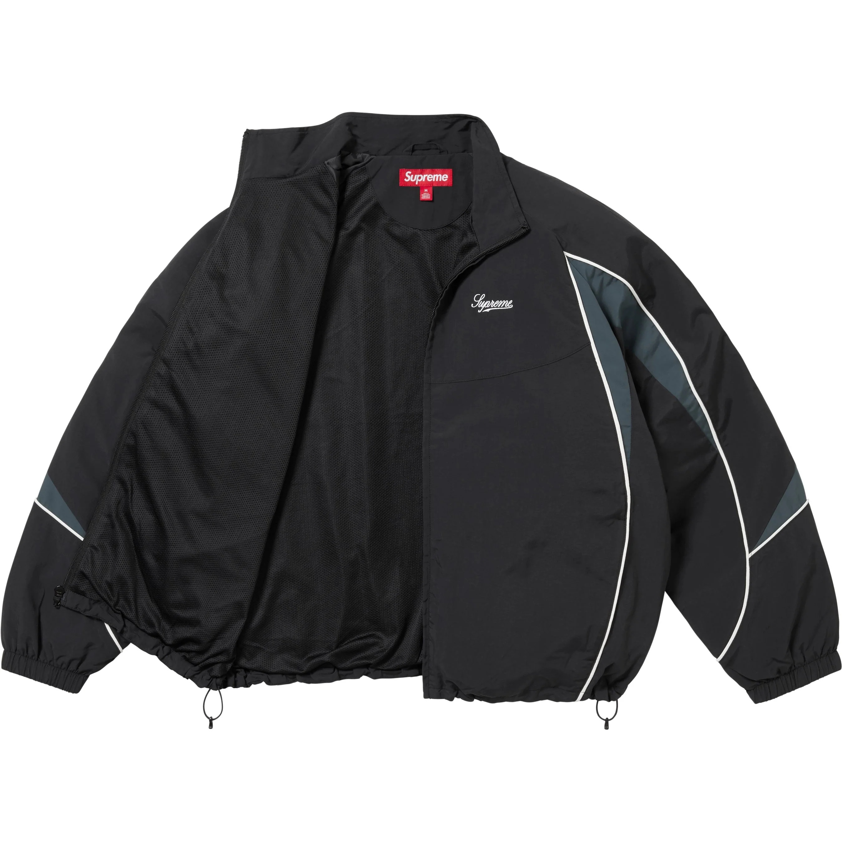 Supreme Contrast Piping Track Jacket (FW25) - $168