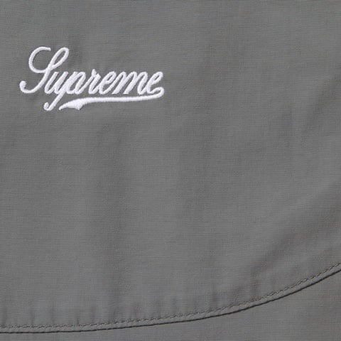 Supreme Contrast Piping Track Jacket - Grey