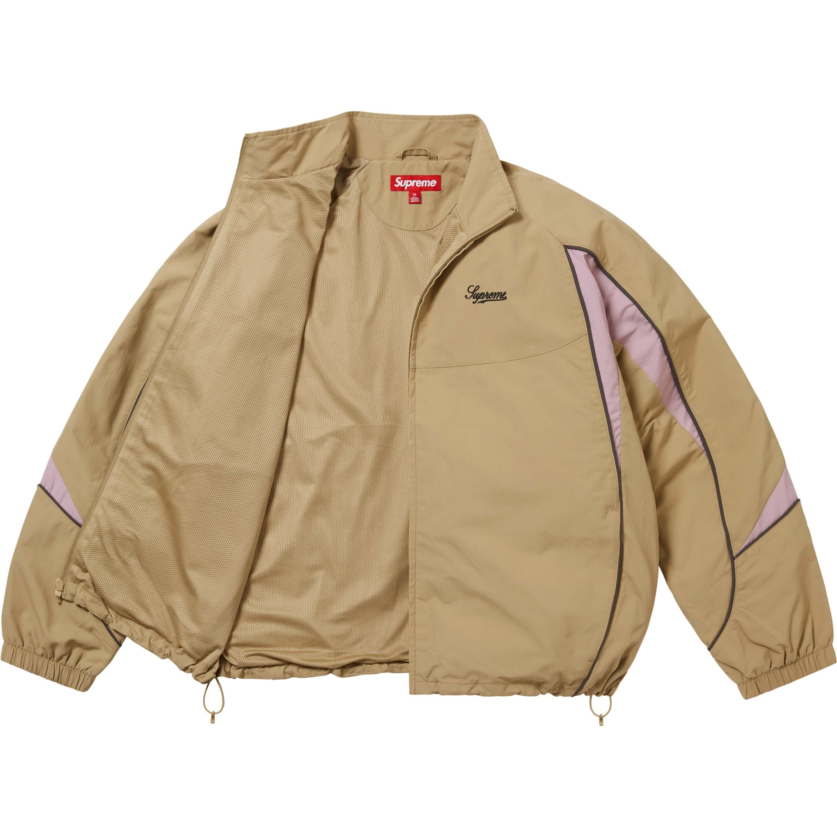 Supreme Contrast Piping Track Jacket (FW25) - $168