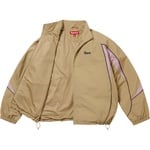 Supreme Contrast Piping Track Jacket (FW25) - Tan