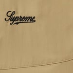 Supreme Contrast Piping Track Jacket (FW25) - Tan