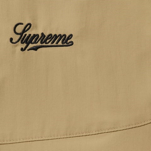Supreme Contrast Piping Track Jacket - Tan