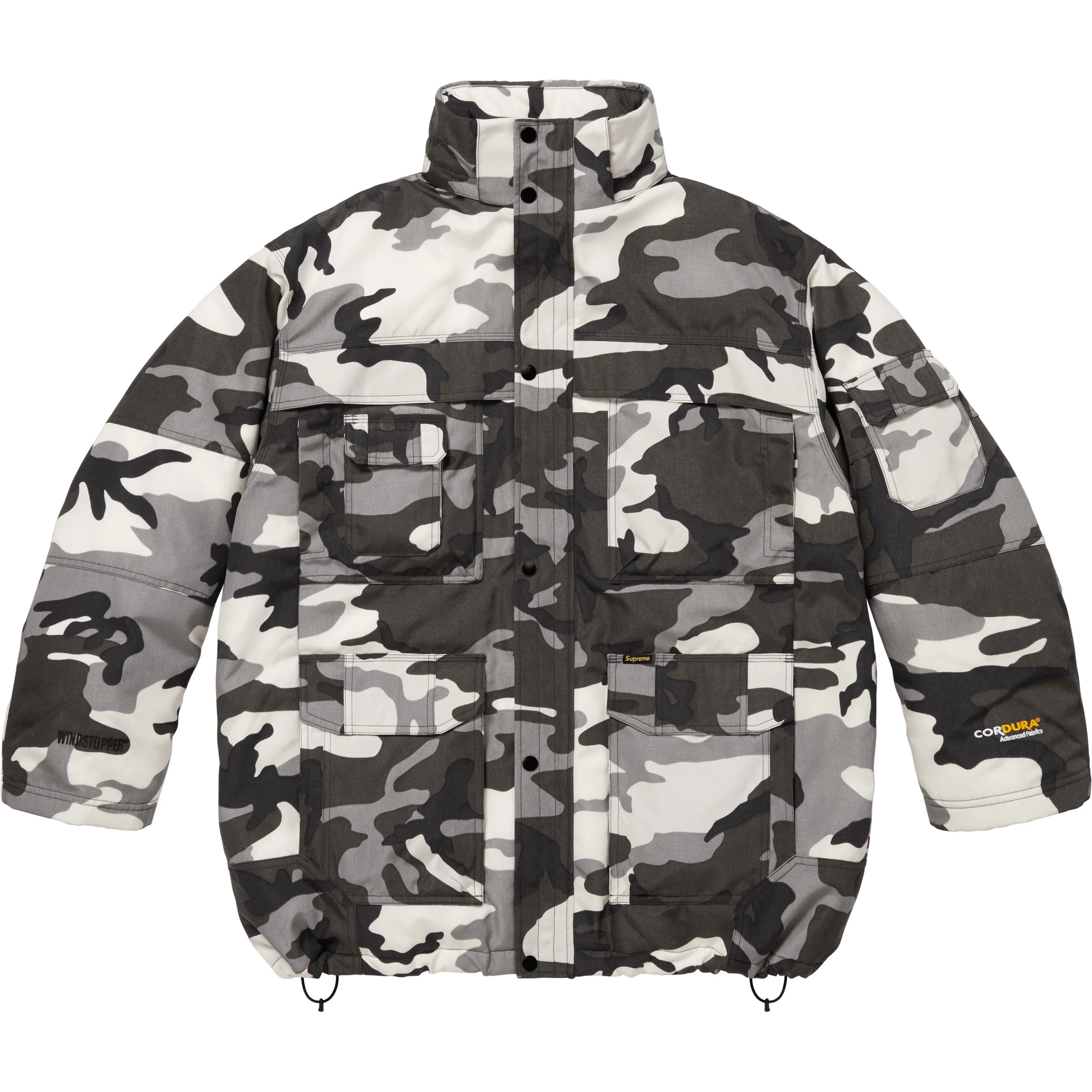 Supreme Cordura Snorkel Coat (FW25) - Snow Camo - $598