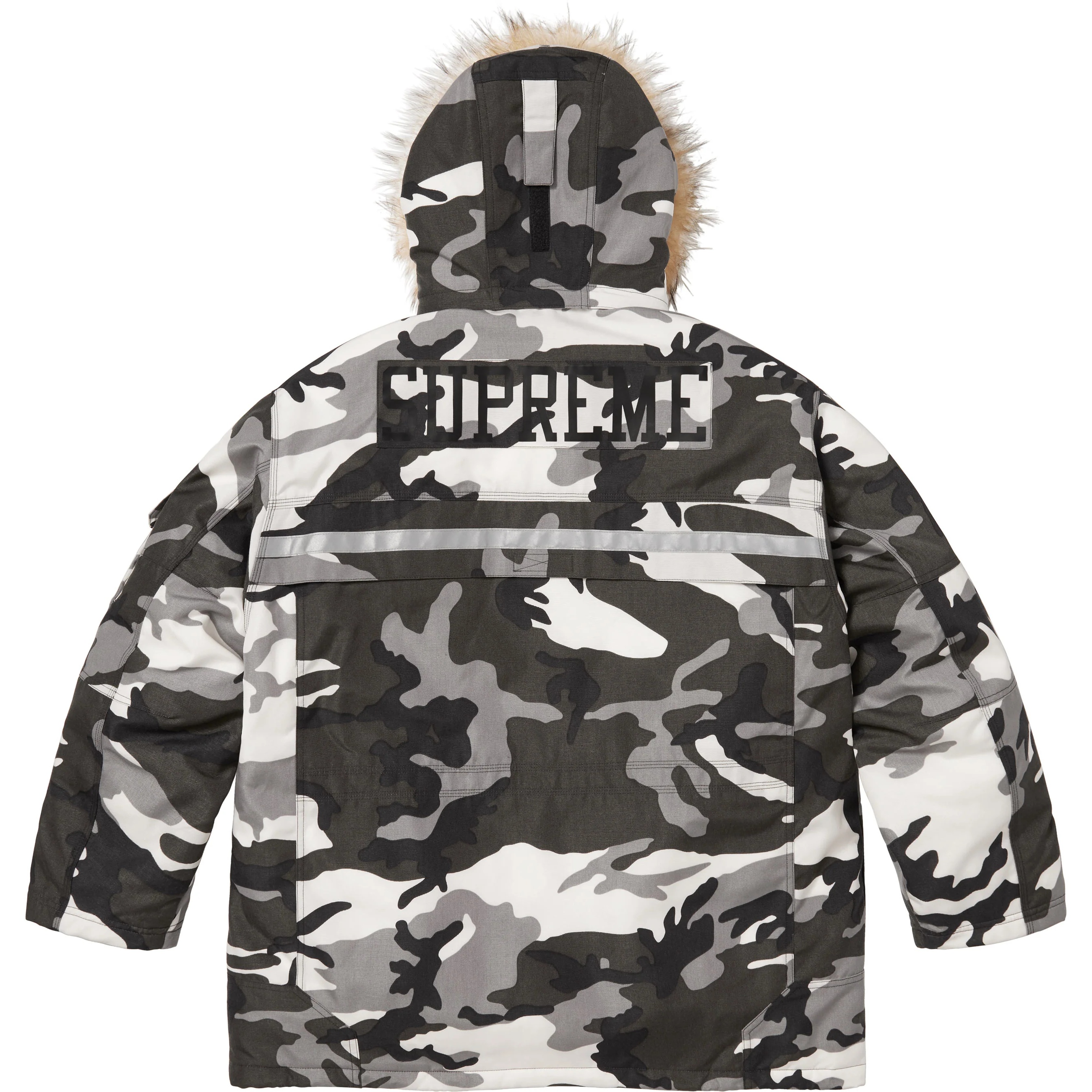 Supreme Cordura Snorkel Coat (FW25) - Snow Camo - $598