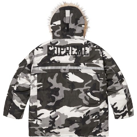 Supreme Cordura® Snorkel Coat - Snow Camo