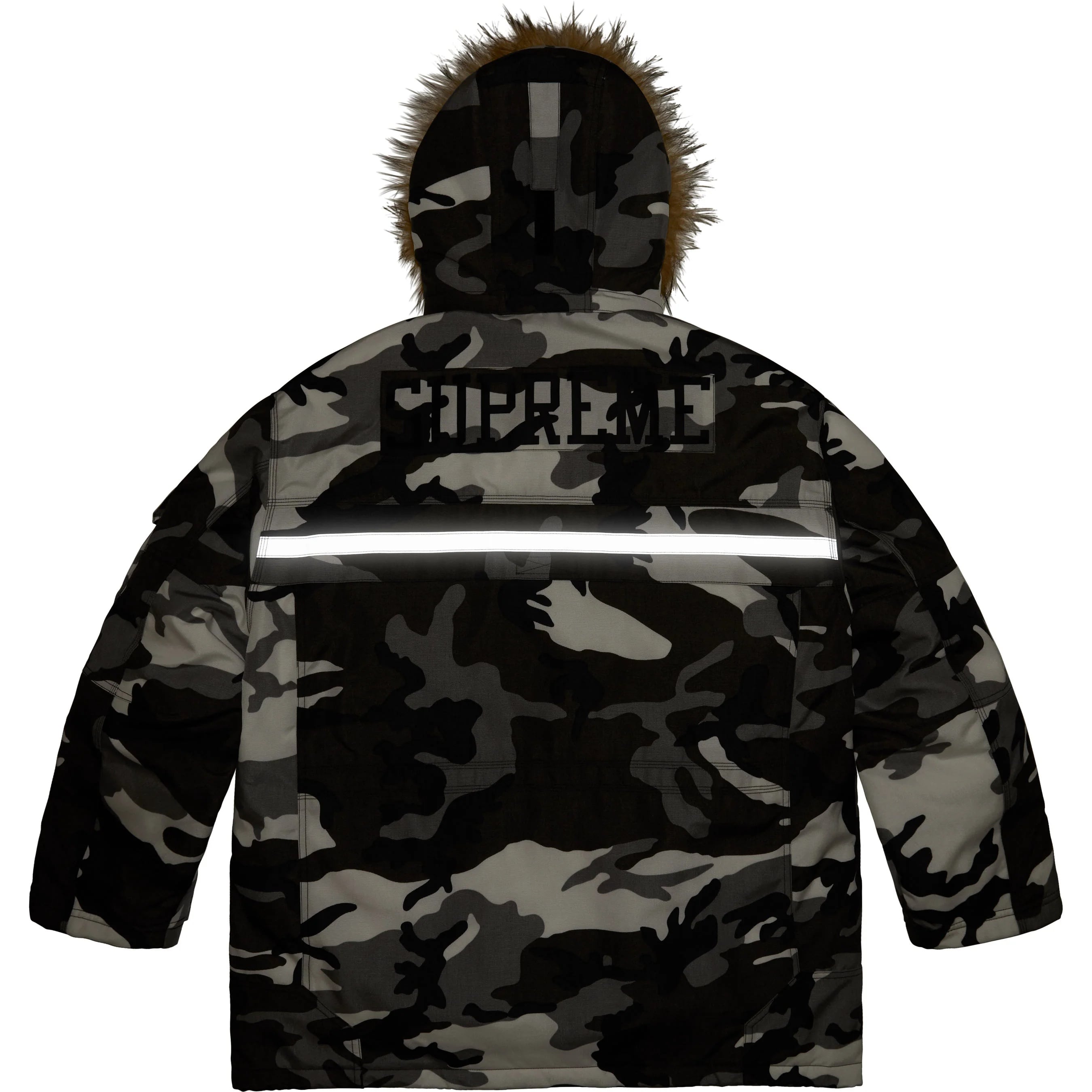 Supreme Cordura Snorkel Coat (FW25) - Snow Camo - $598