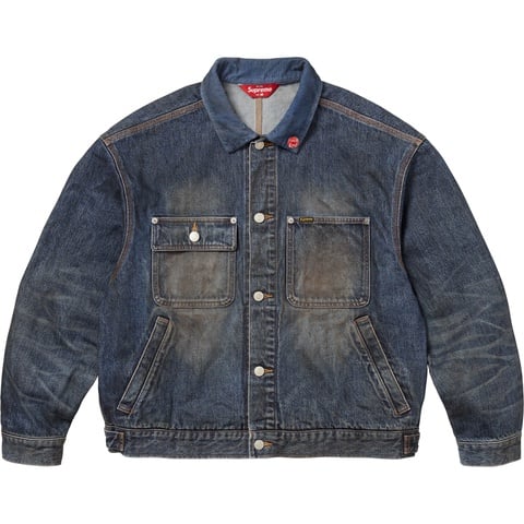 Distressed Selvedge Trucker Jacket - SupremeCommunity