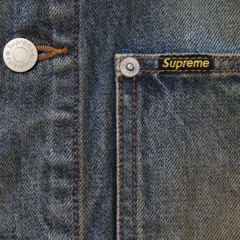 Distressed Selvedge Trucker Jacket - Supreme Distressed Selvedge Trucker Jacket - Supreme
