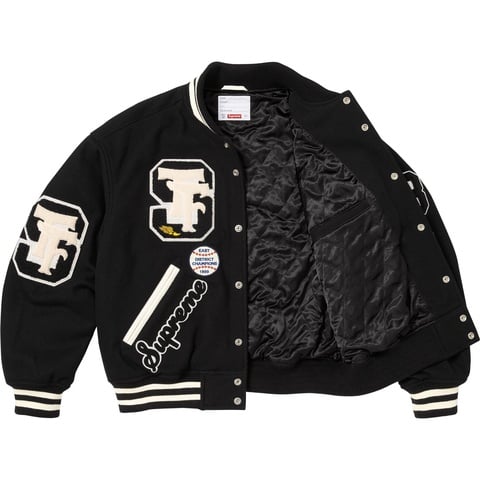Supreme Varsity スタジャン2025夏発売新品未開封 正規店 Drill Team Varsity Jacket - fall/winter 2025 - Supreme