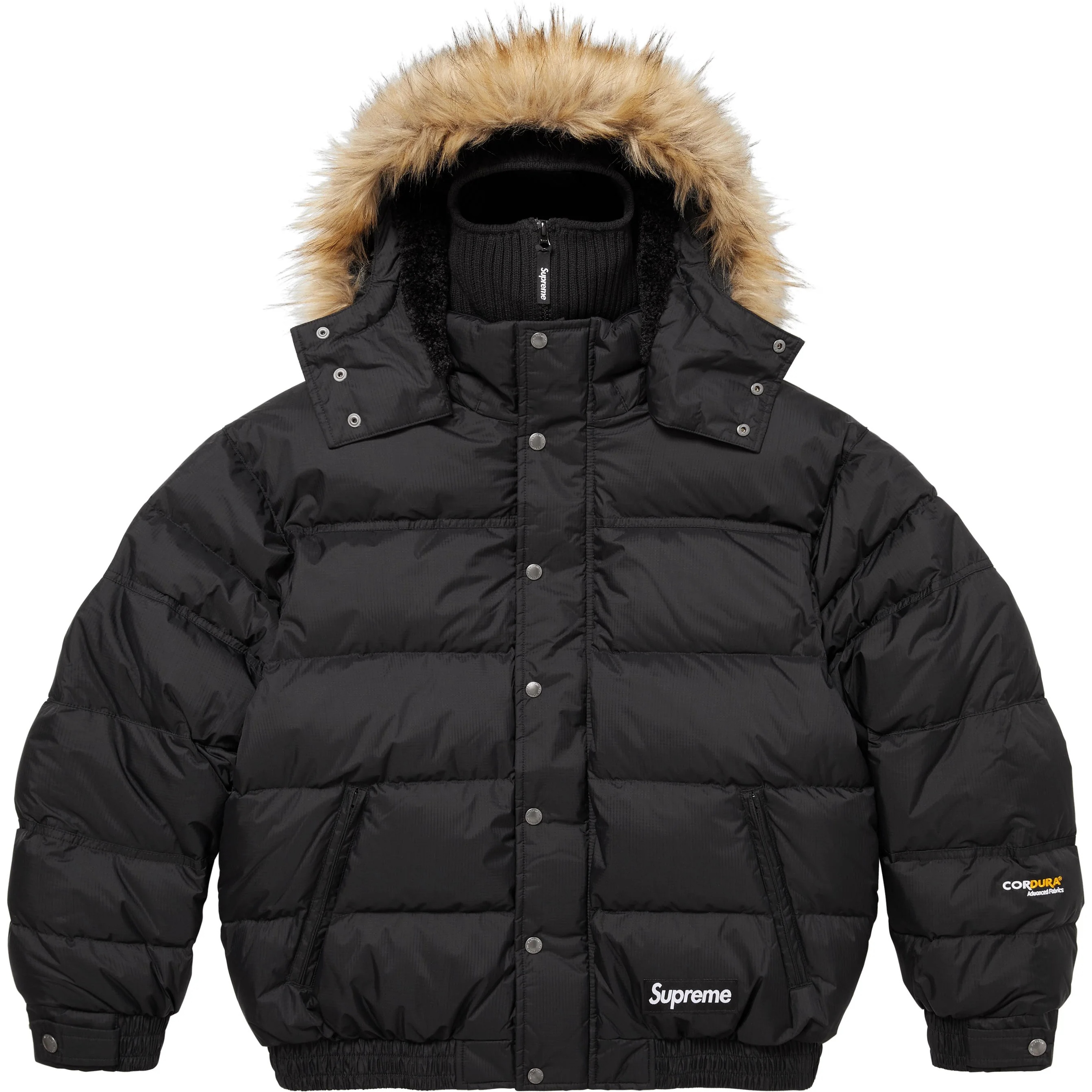 Supreme Facemask 700-Fill Down Puffer Jacket (FW25) - Black - $398
