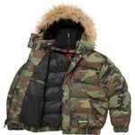 Supreme Facemask 700-Fill Down Puffer Jacket (FW25) - Woodland Camo