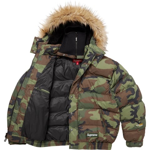 Supreme Facemask ダウン　迷彩　S 700 fill タグ付属 Facemask 700-Fill Down Puffer Jacket - Supreme